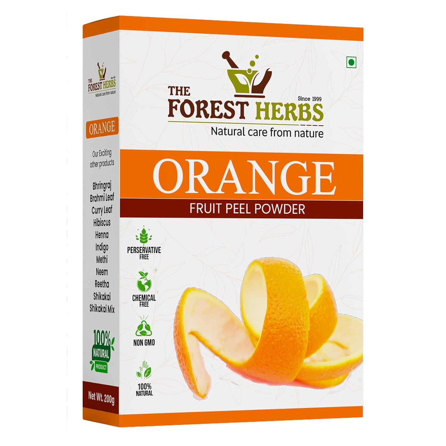 The Forest Herbs Orange Peel Powder 200g – Citrus sinensis