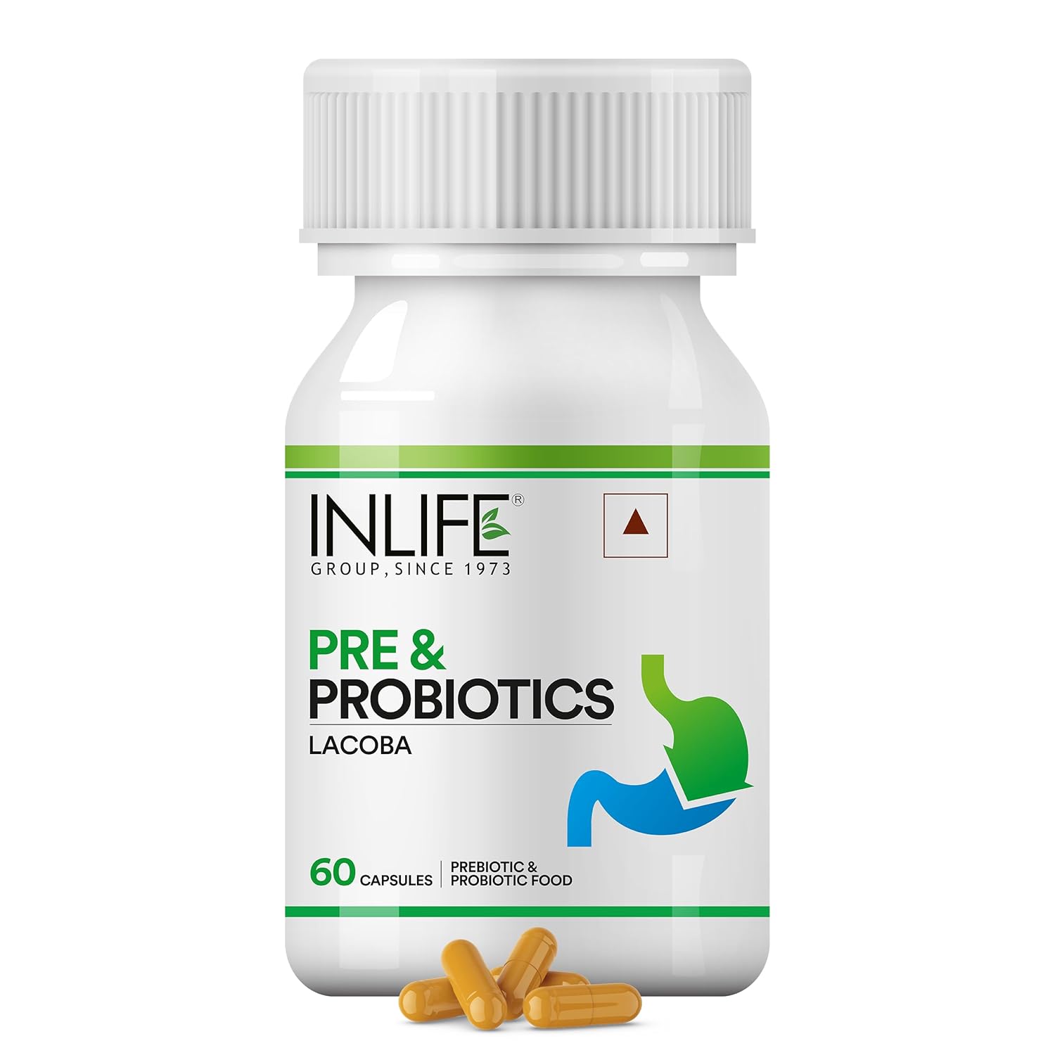 INLIFE Prebiotics and Probiotics Supplement — Capsules 60 – Ayurvedic Herb