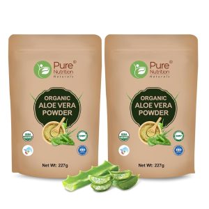 Pure Nutrition Organic Aloe Vera Powder 227g – Aloe barbadensis