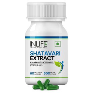 InLife Shatavari Extract 500mg Capsules 60 – Asparagus Racemosus