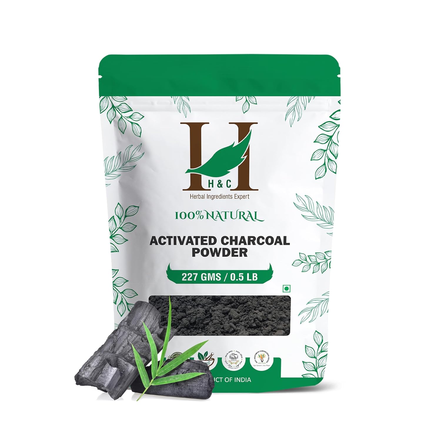 HandC Herbal Activated Charcoal Powder 227g – Natural Skincare
