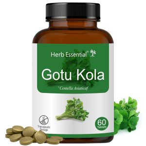 Herb Essential Gotu Kola 500mg Tablets 60 – Centella asiatica