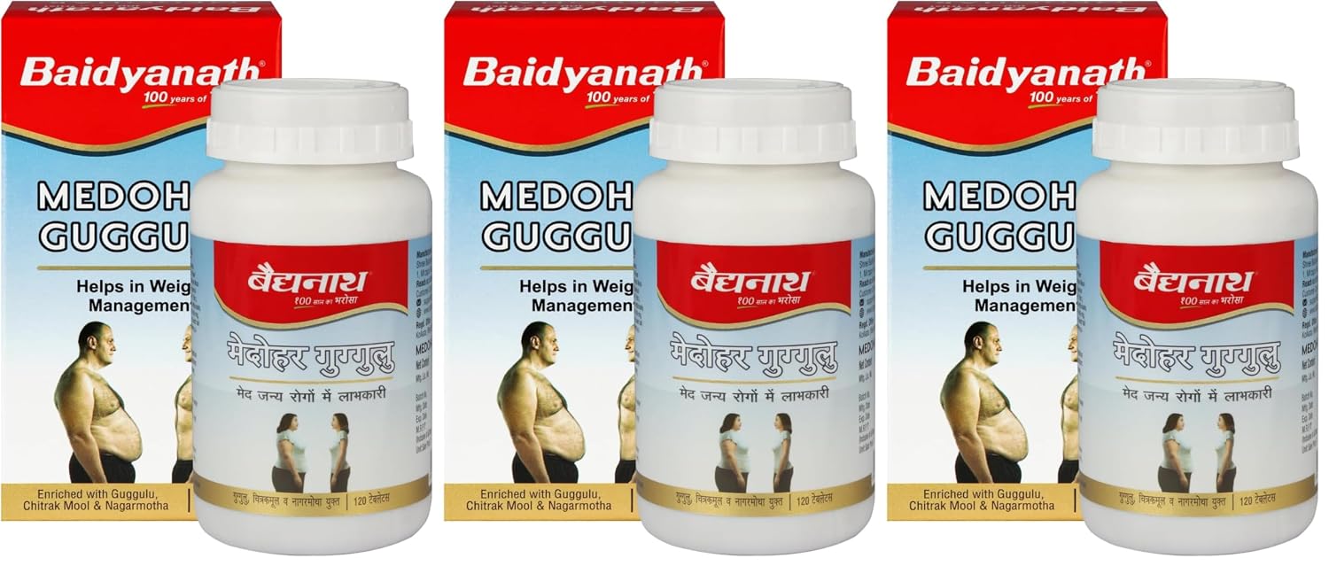 Baidyanath Medohar Guggulu Tablets – Ayurvedic Herb