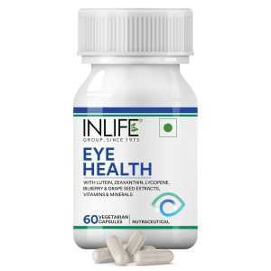 INLIFE Lutein & Bilberry Eye Health Capsules 60 – Vaccinium myrtillus