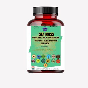 Rock Revive Sea Moss + Ashwagandha Capsules 120 – Ayurvedic Herb