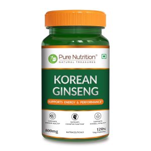 Pure Nutrition Korean Red Ginseng Capsules – Panax ginseng