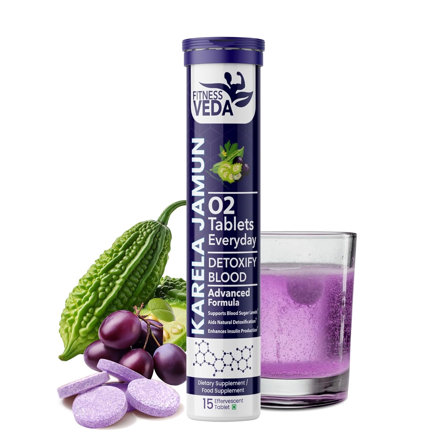 Fitness Veda Organic Beetroot Capsules 120 – Beta vulgaris