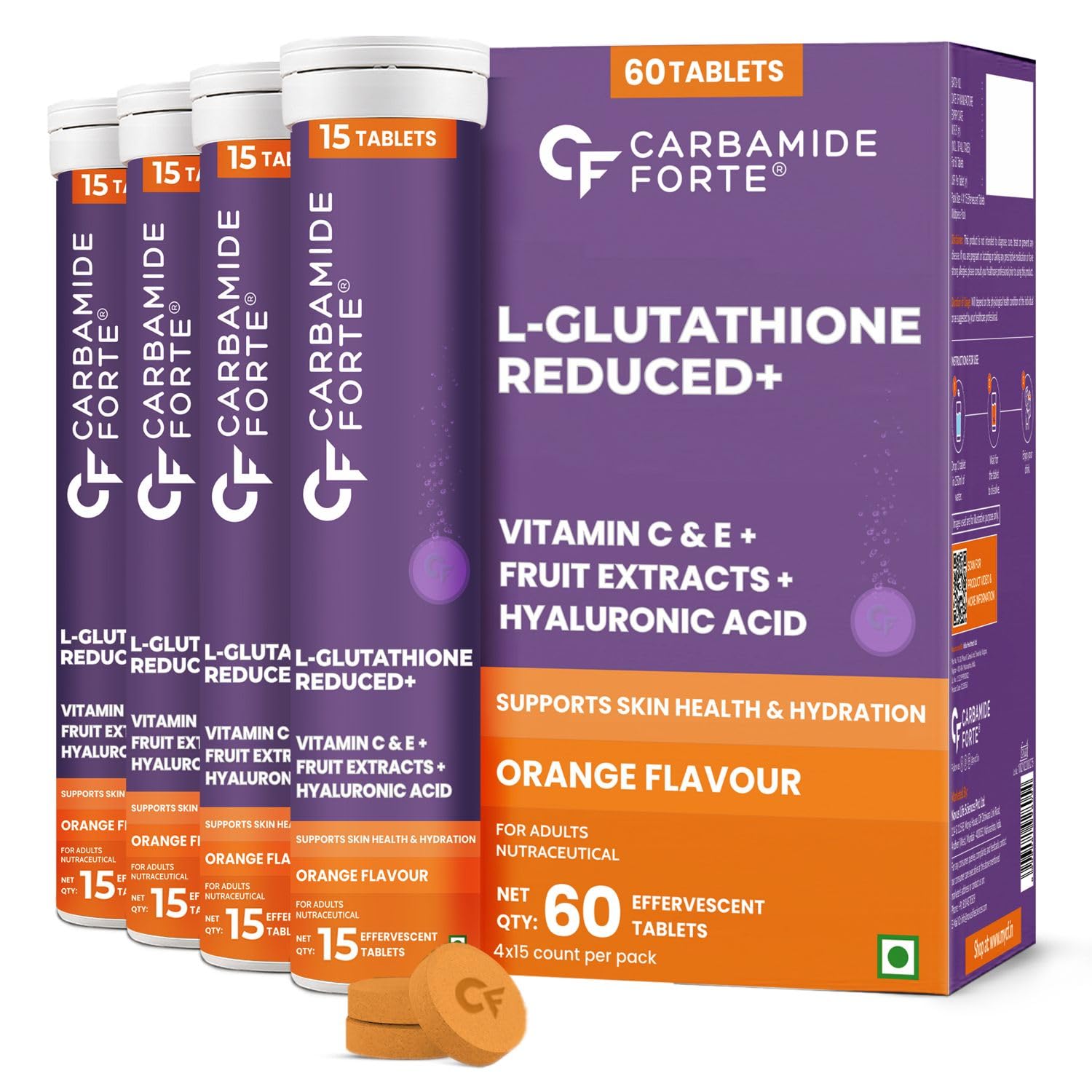 Carbamide Forte L-Glutathione Effervescent Tablets – Amino Acid
