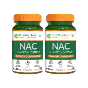 Pure Nutrition NAC 600mg Capsules 60 – Ayurvedic Herb