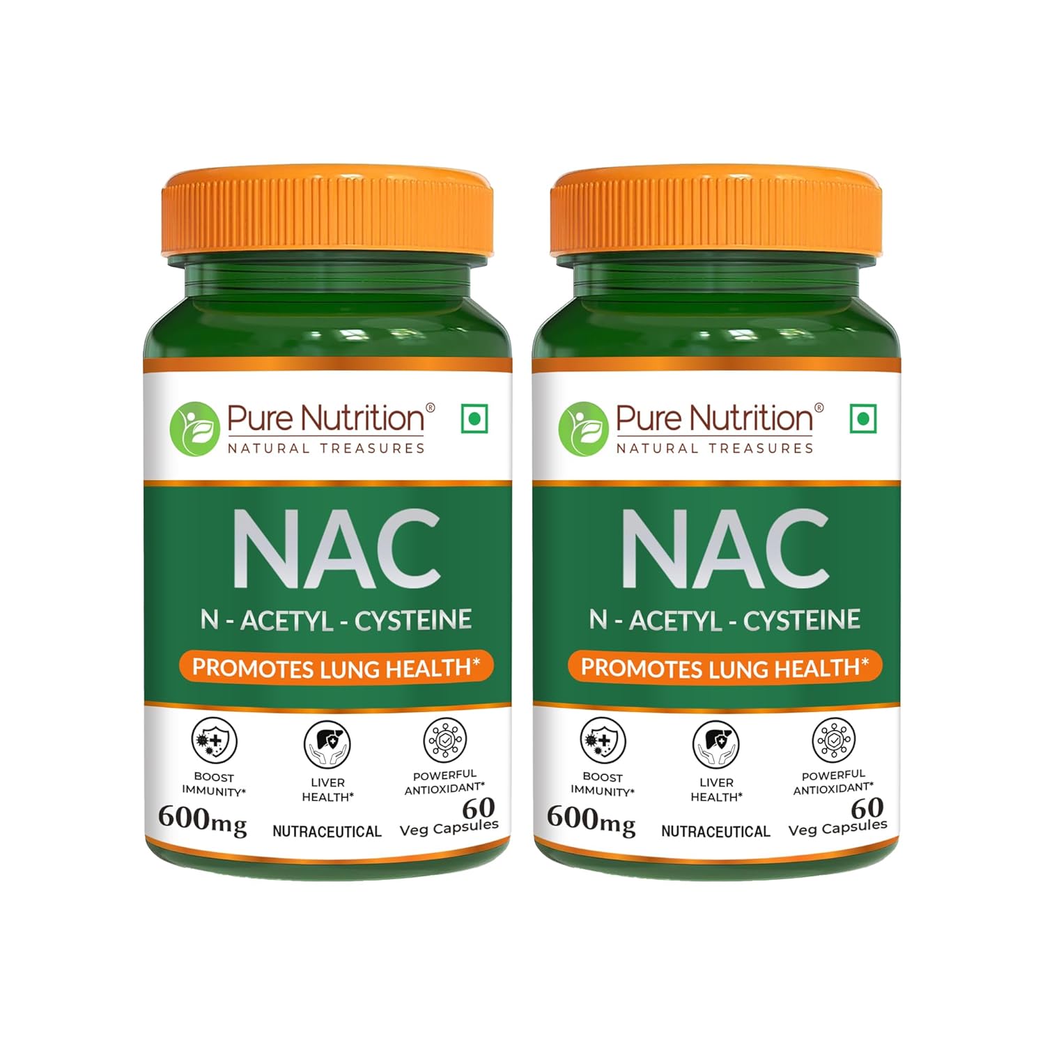 Pure Nutrition NAC 600mg Capsules 60 – Ayurvedic Herb