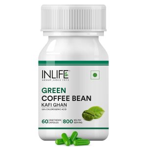 INLIFE Green Coffee Bean Extract Capsules – Herbal Extract
