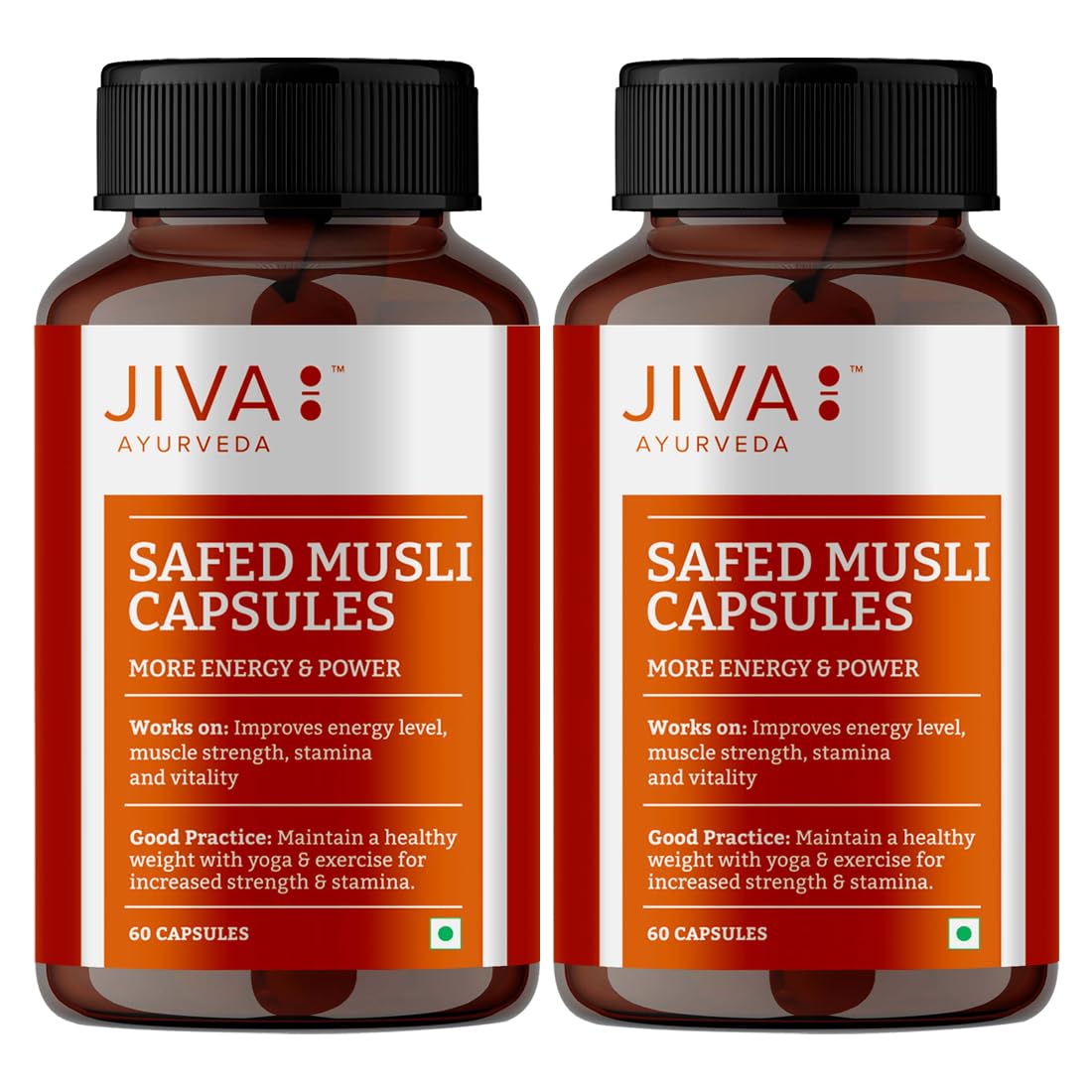 Jiva Safed Musli Capsules 60 – Chlorophytum borivilianum