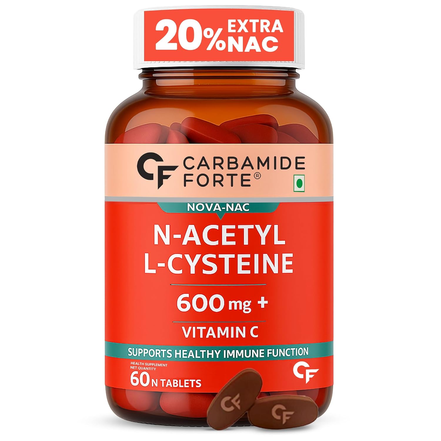 Carbamide Forte NAC 600mg Capsules 60 – Ayurvedic Herb