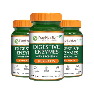 Pure Nutrition Digestive Enzymes with Bromelain Tablets – Ayurvedic Herb
