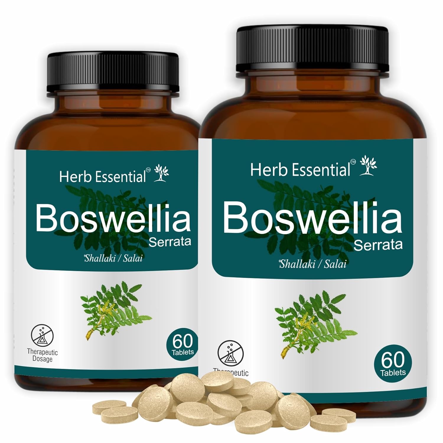 Herb Essential Boswellia Shallaki 500mg Tablets 60 – Boswellia serrata