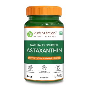 Pure Nutrition Astaxanthin 4mg Capsules 60 – Ayurvedic Herb