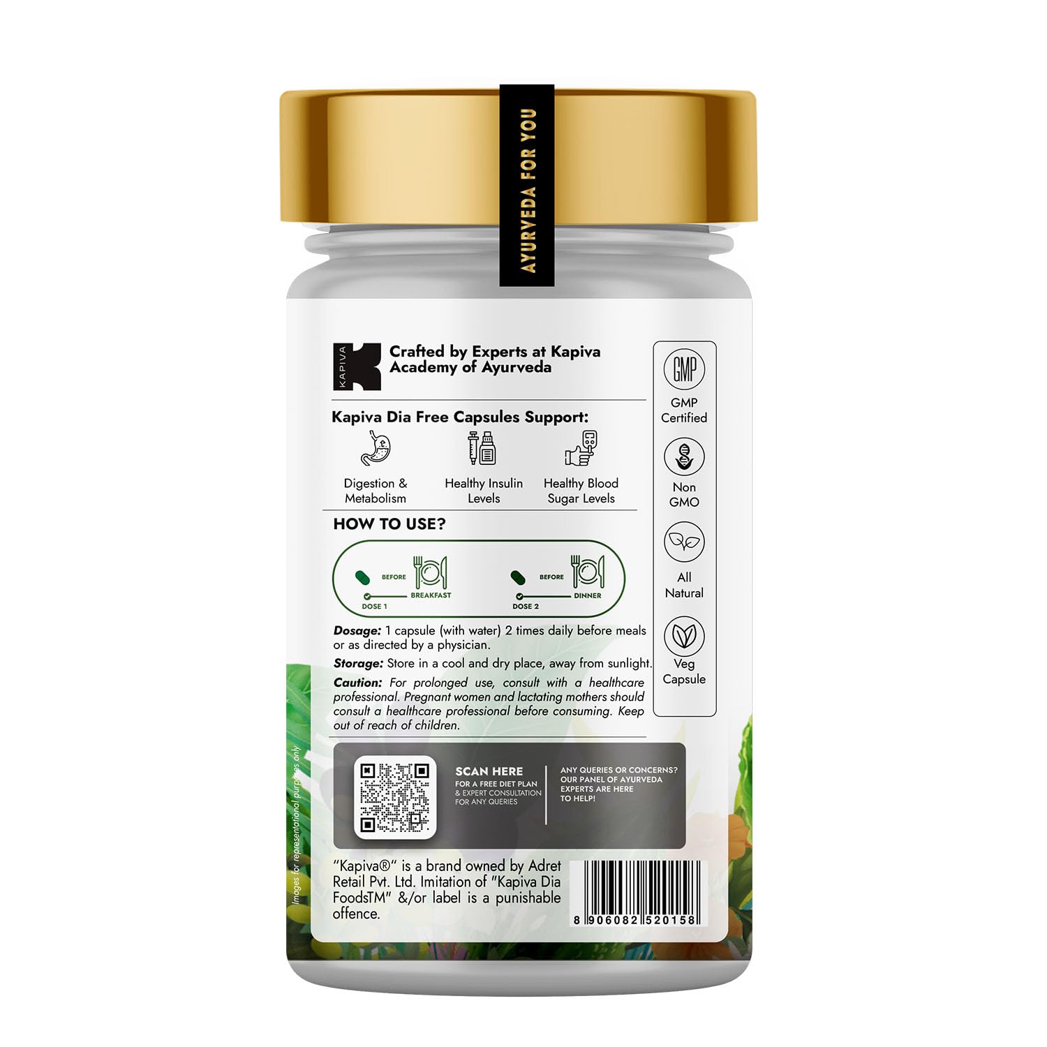 Kapiva Dia Free Capsules 60 – Ayurvedic Herb
