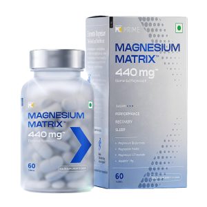 MuscleBlaze Magnesium Matrix 440mg Tablets 90 – Vegetarian Mineral
