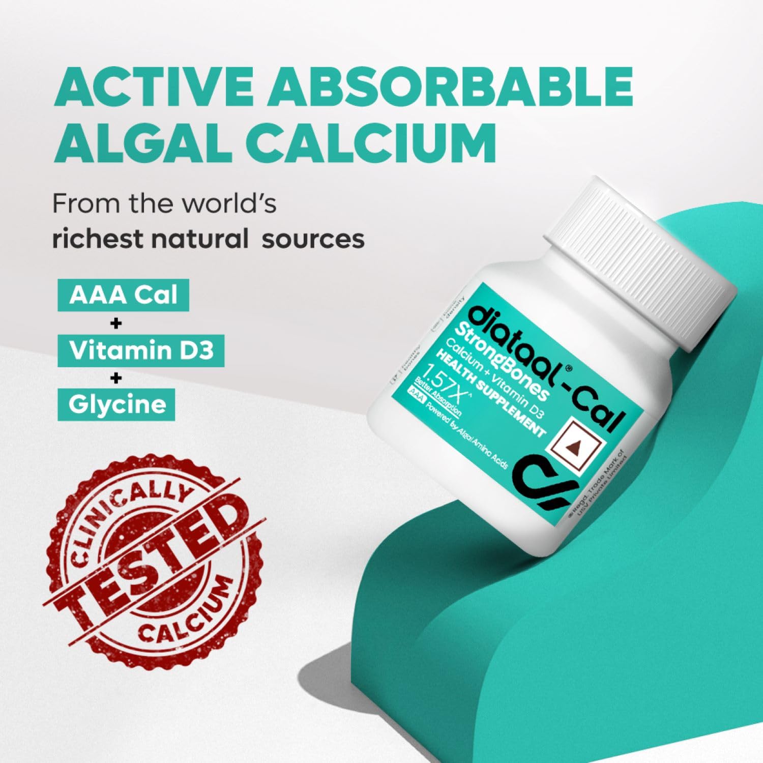 Diataal Calcium + Vitamin D3 Tablets 180 – Vitamin Supplement