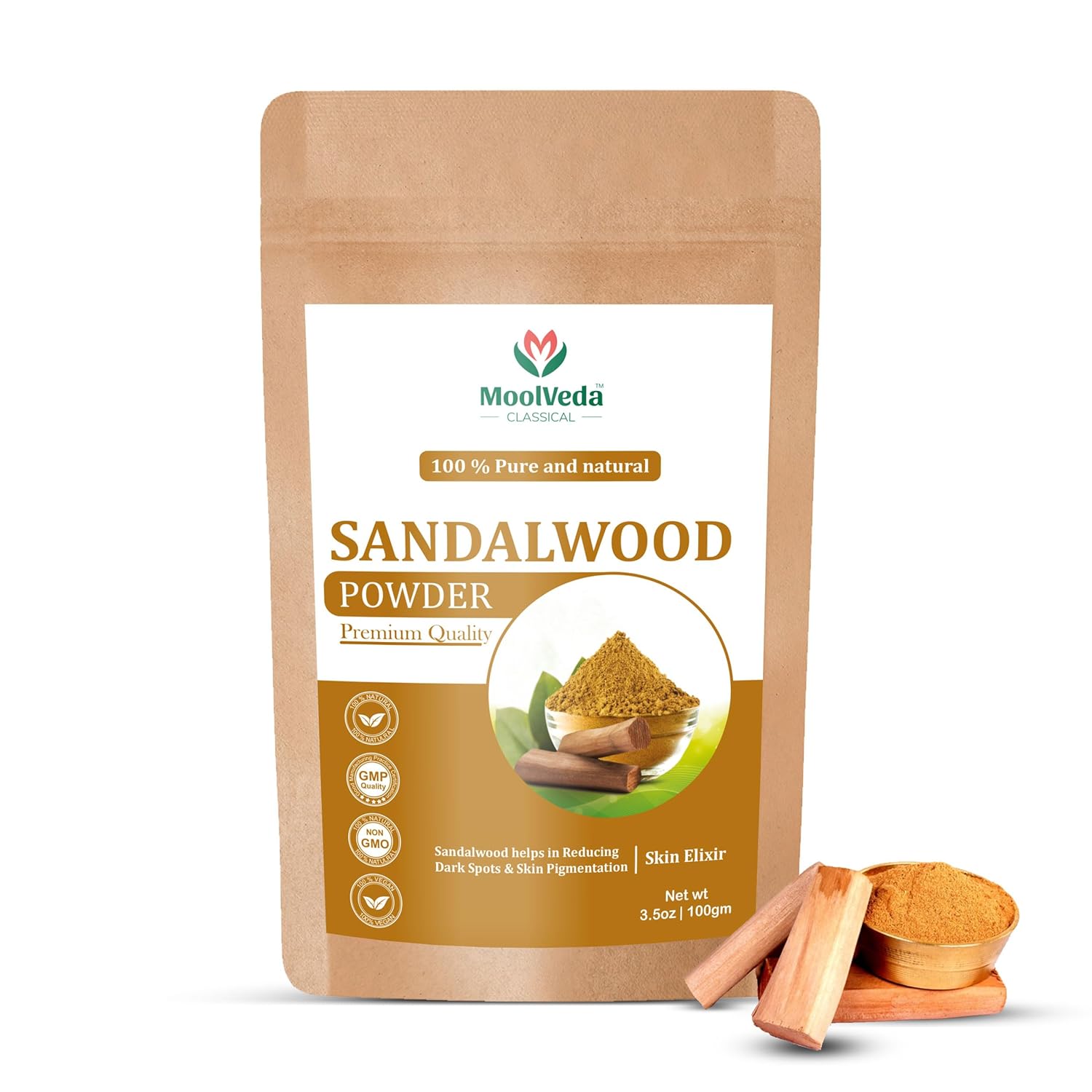 Moolveda Sandalwood Powder 100g – Santalum Album