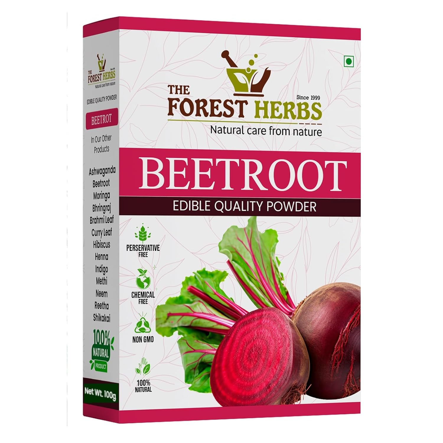 The Forest Herbs Rose Petal Powder 100g – Rosa centifolia