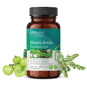 Merlion Naturals Bhumi Amla 500mg Tablets 120 – Phyllanthus niruri