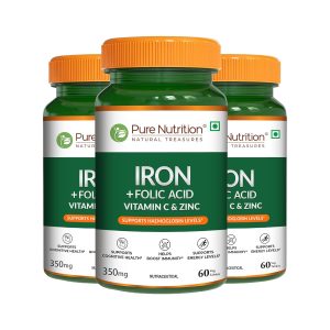 Pure Nutrition Chelated Iron Capsules – Vegetarian Mineral