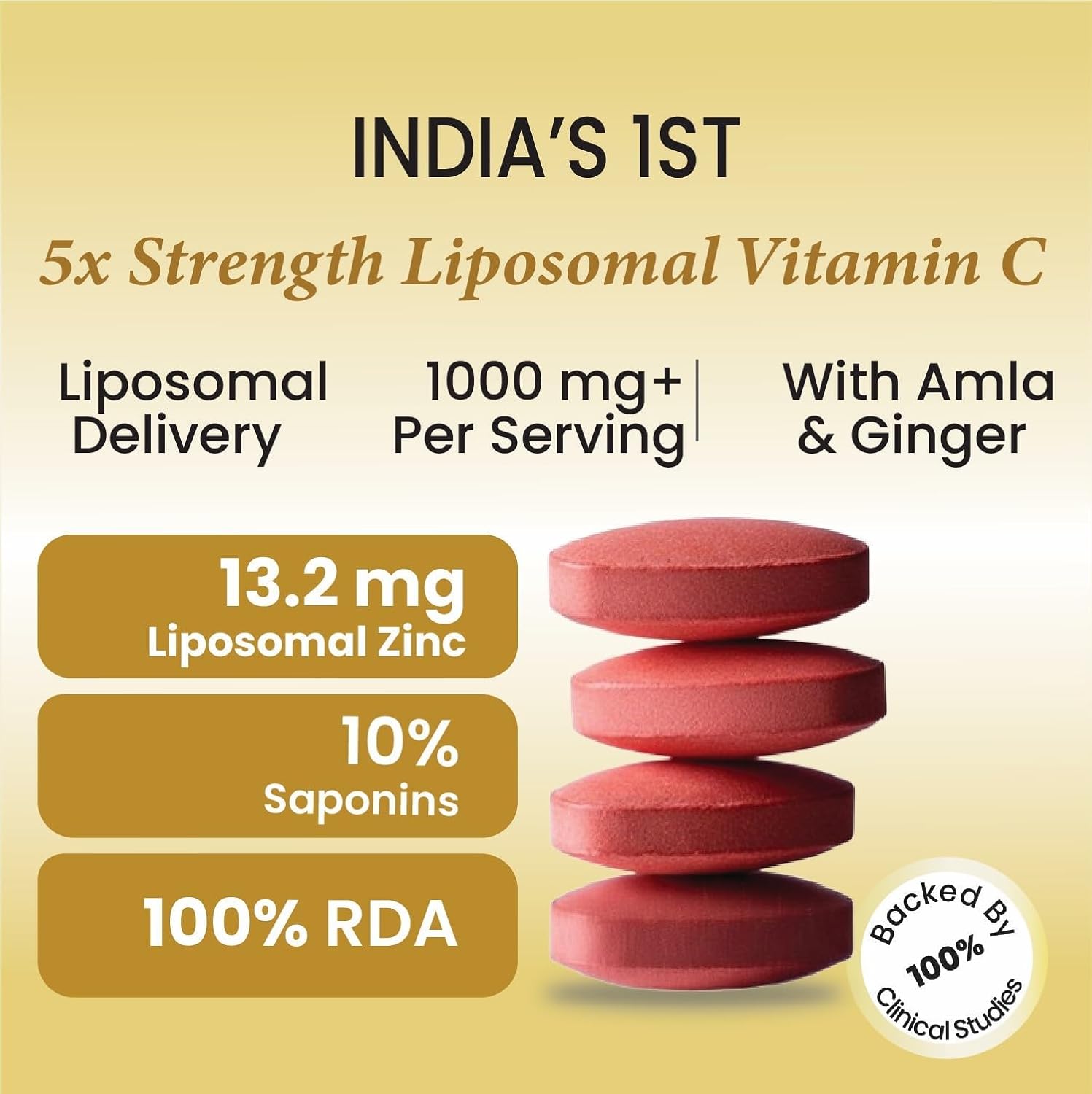 Himalayan Organics Liposomal Vitamin C Capsules – Vitamin Supplement