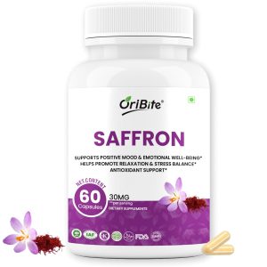 OriBite Saffron Capsules 60 – Crocus sativus