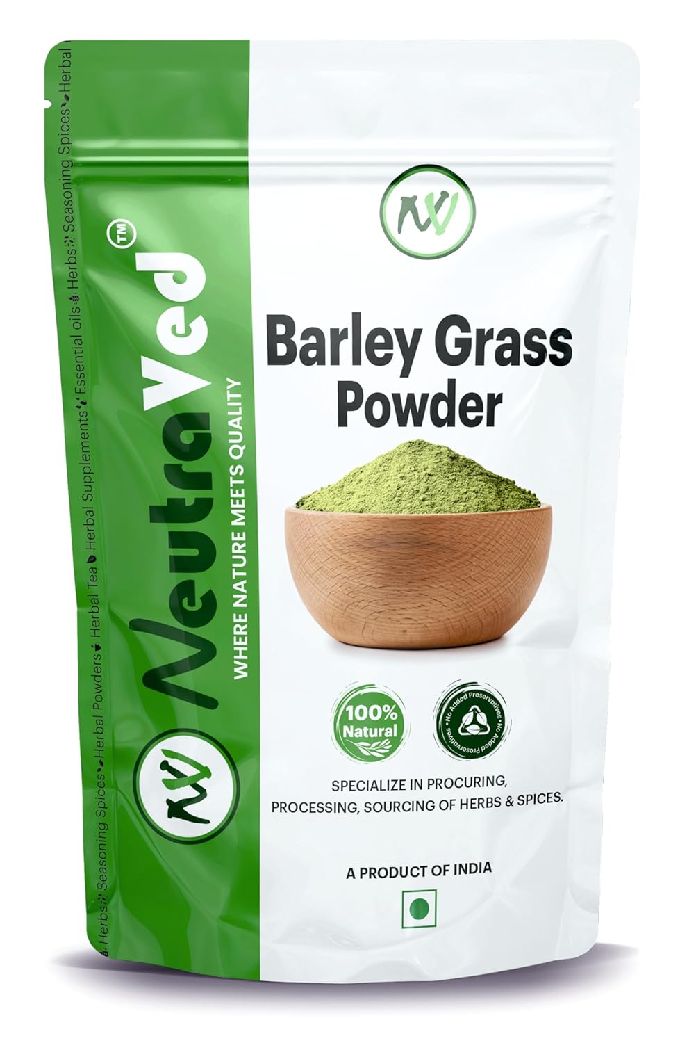 NeutraVed Barley Grass Powder 200g – Hordeum vulgare