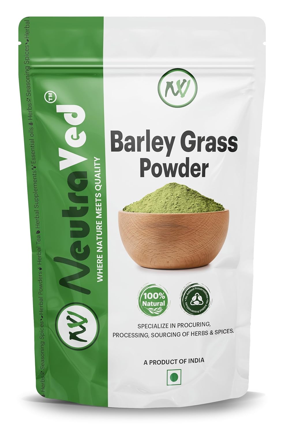 NeutraVed Barley Grass Powder 200g – Hordeum vulgare