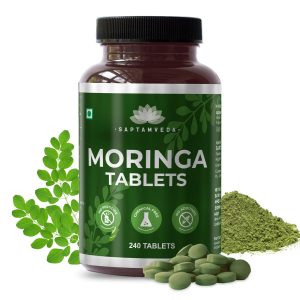 SAPTAMVEDA Moringa Drumstick Leaf Tablets 120 – Moringa oleifera