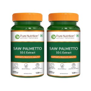 Pure Nutrition Saw Palmetto 1000mg Capsules 120 – Serenoa repens