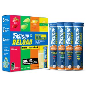 Fast&Up Reload Electrolytes with 5 Essential Electrolytes Tablets 20 – Ayurvedic Herb