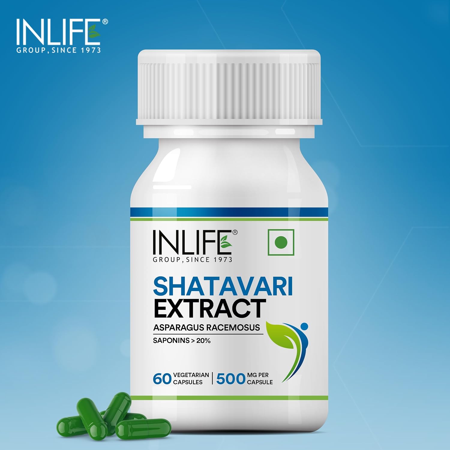 InLife Shatavari Extract 500mg Capsules 60 – Asparagus Racemosus