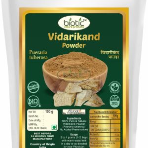 Biotic Vidarikand Powder 100g – Pueraria tuberosa