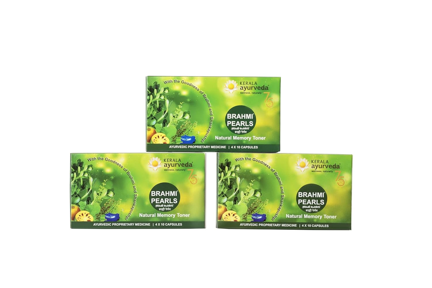 Kerala Ayurveda Brahmi Pearls Capsules 40 – Bacopa monnieri