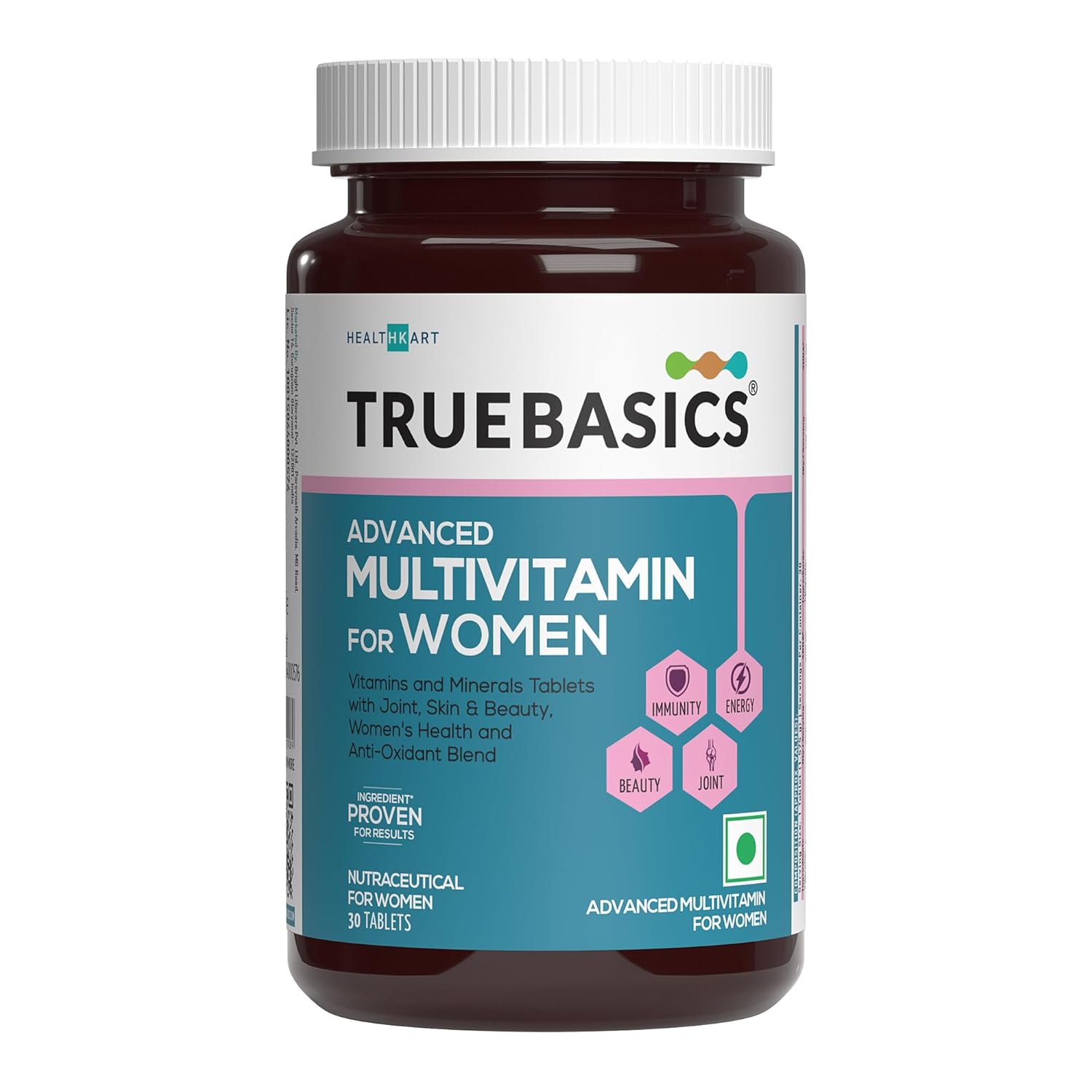 TrueBasics Advanced Multivitamin for Women — Tablets 30 – Vitamin Supplement