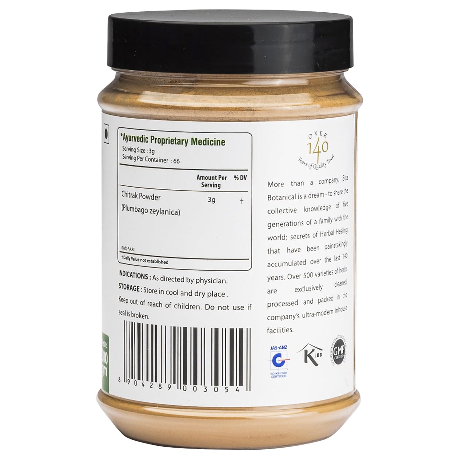 Chitrak Root Powder 200g – Plumbago zeylanica