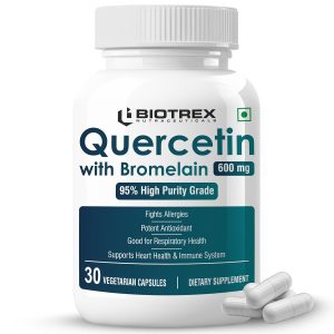 Biotrex Quercetin with Bromelain 600mg Capsules – Quercetin with bromelain