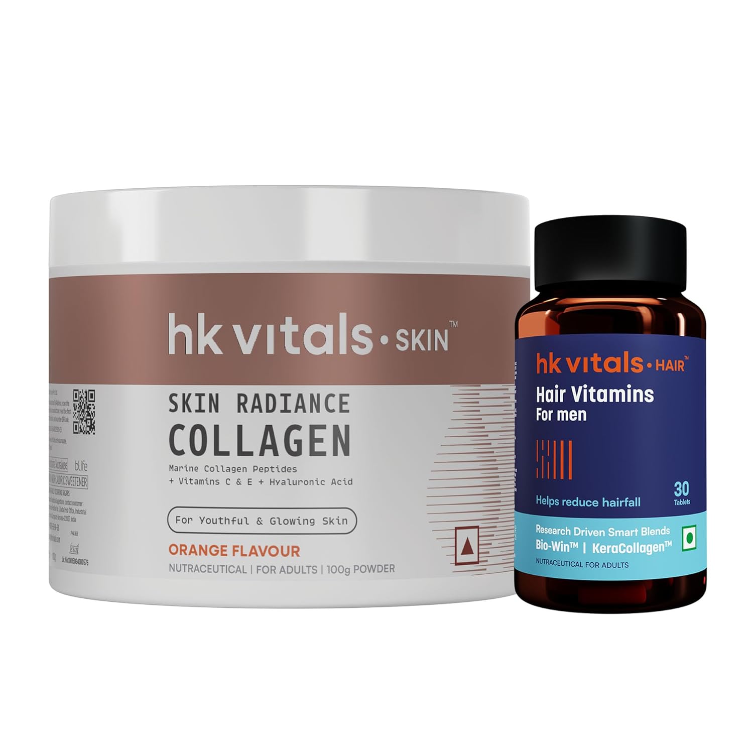 HK Vitals Skin Radiance Marine Collagen Powder 200g – Ayurvedic Herb