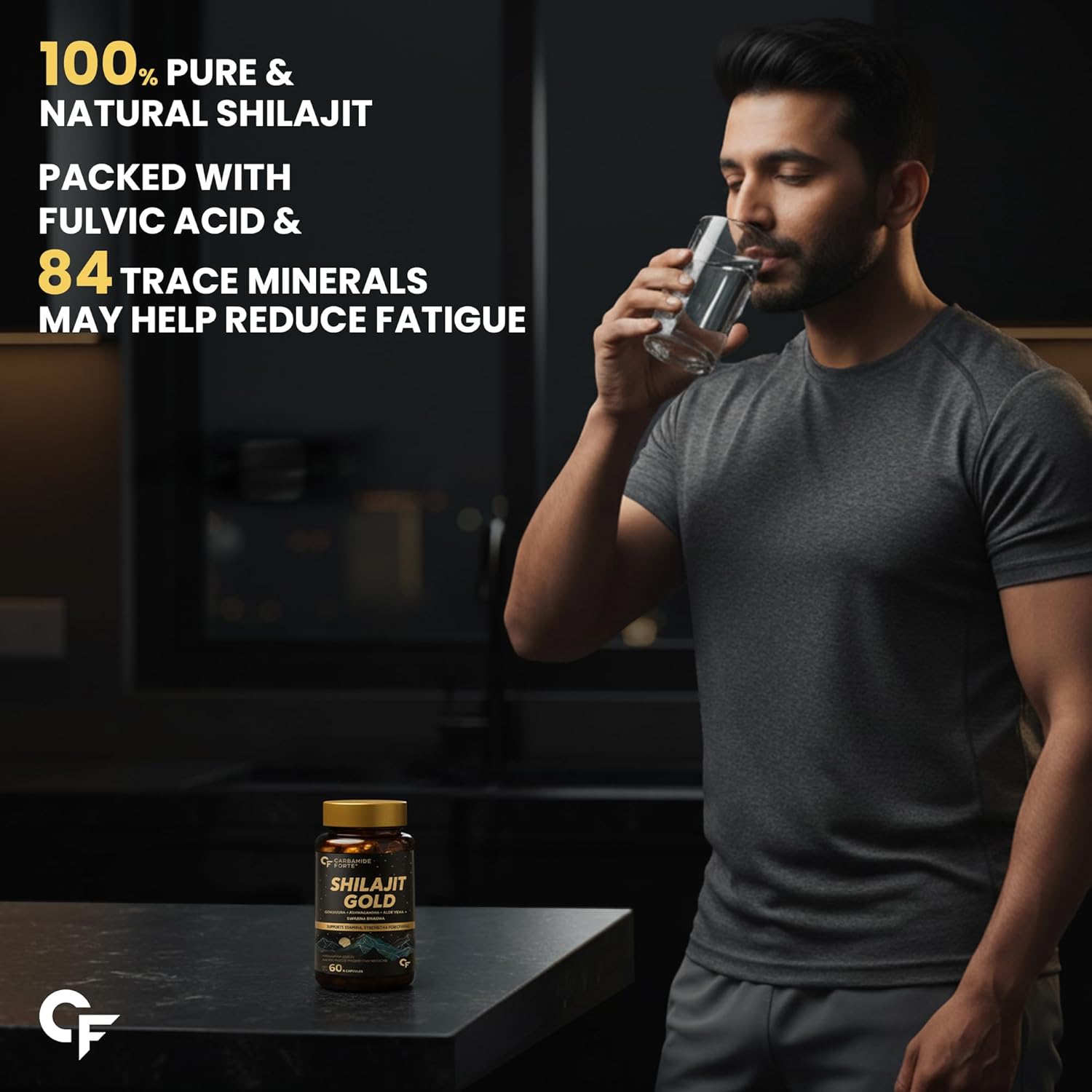 Carbamide Forte Shilajit Gold Capsules 60 – Ayurvedic Herb