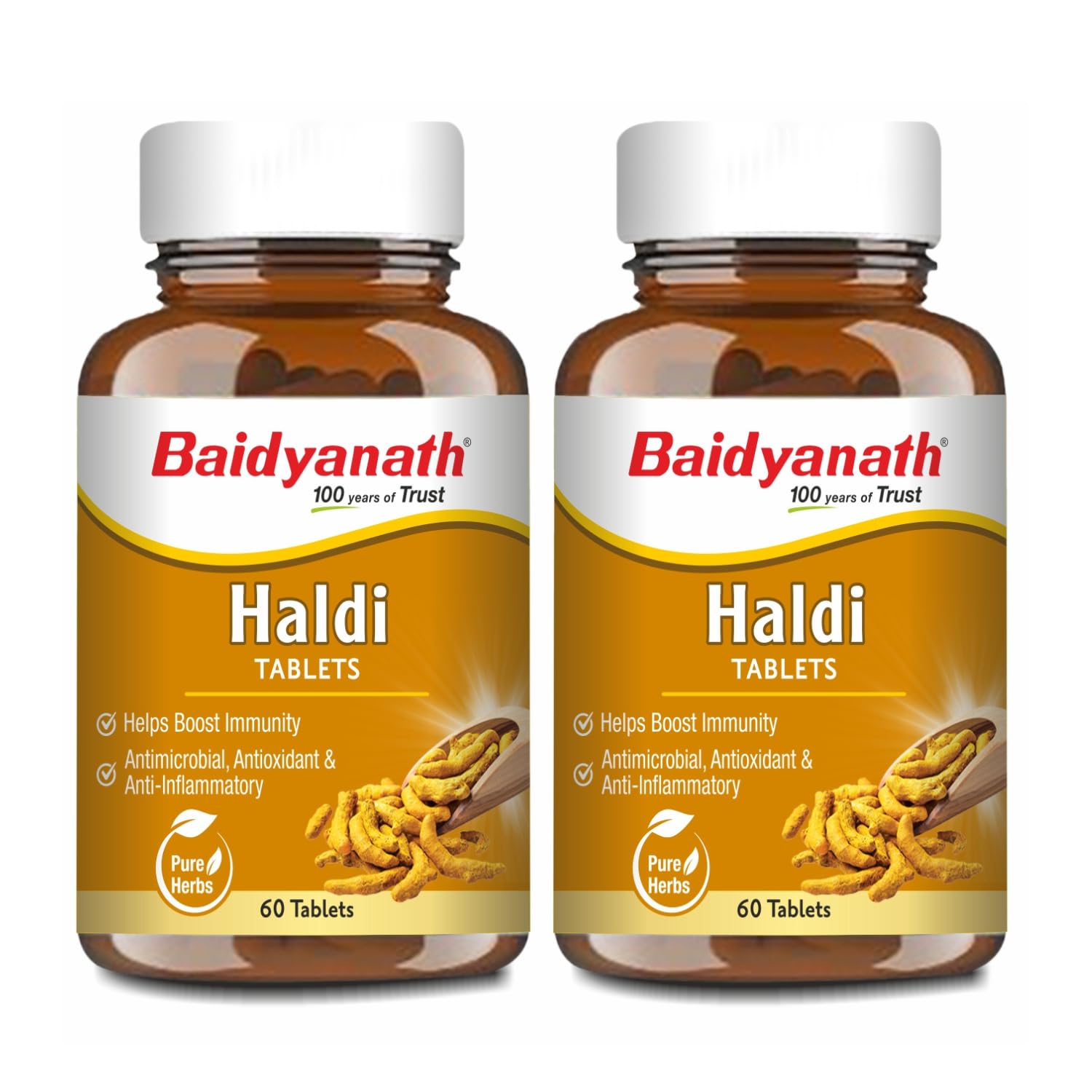 Baidyanath Haldi Tablets 60 – Curcuma longa