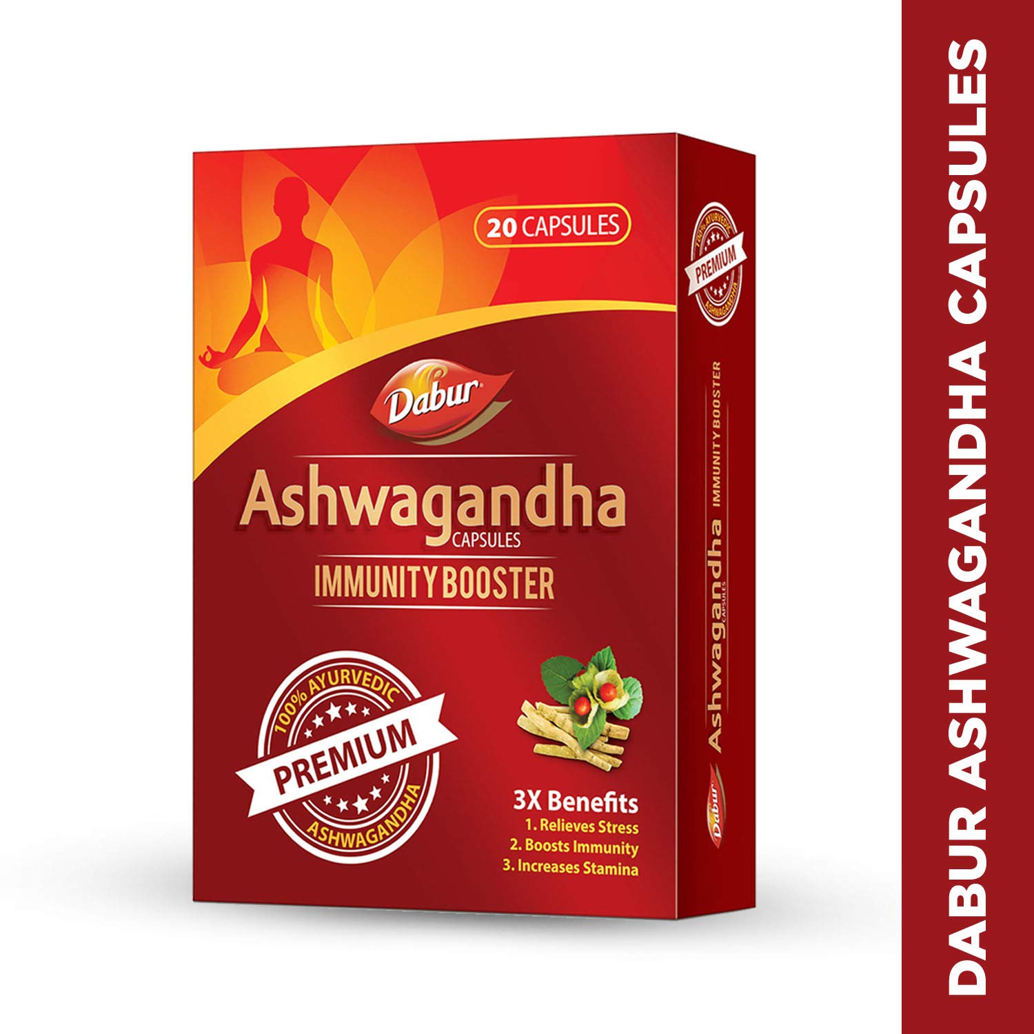 Dabur Ashwagandha Capsules 20 – Withania somnifera