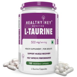 HealthyHey L-Taurine Capsules 120 – Amino Acid