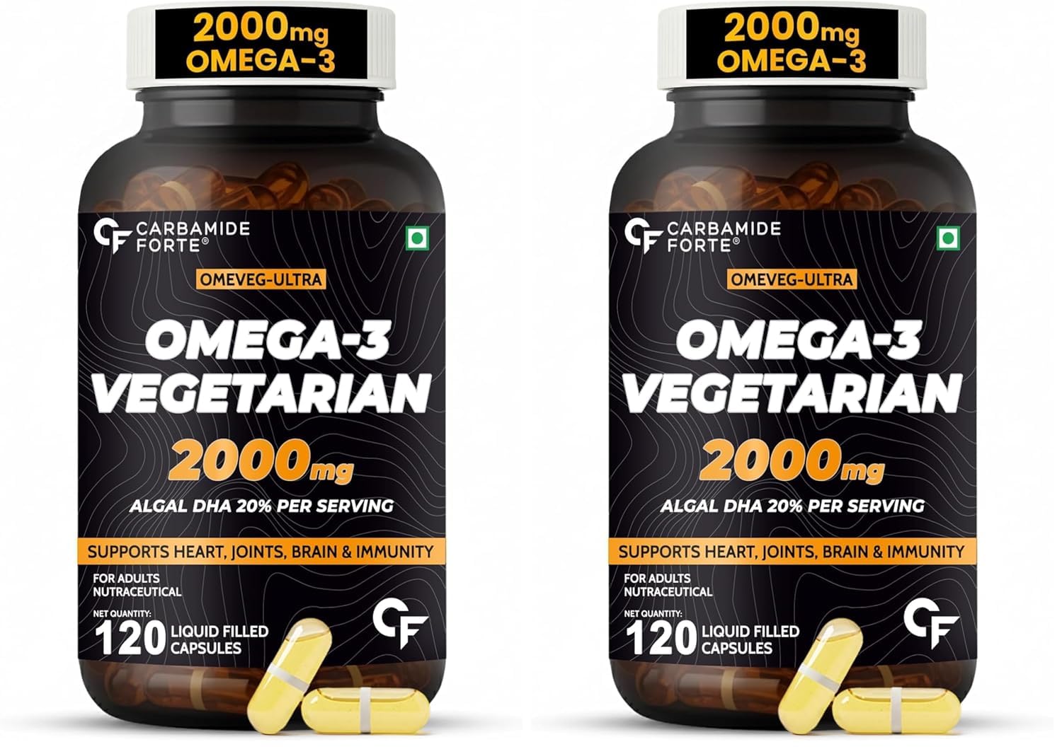 Carbamide Forte Omega-3 Algae 2000mg Capsules 60 – Ayurvedic Herb