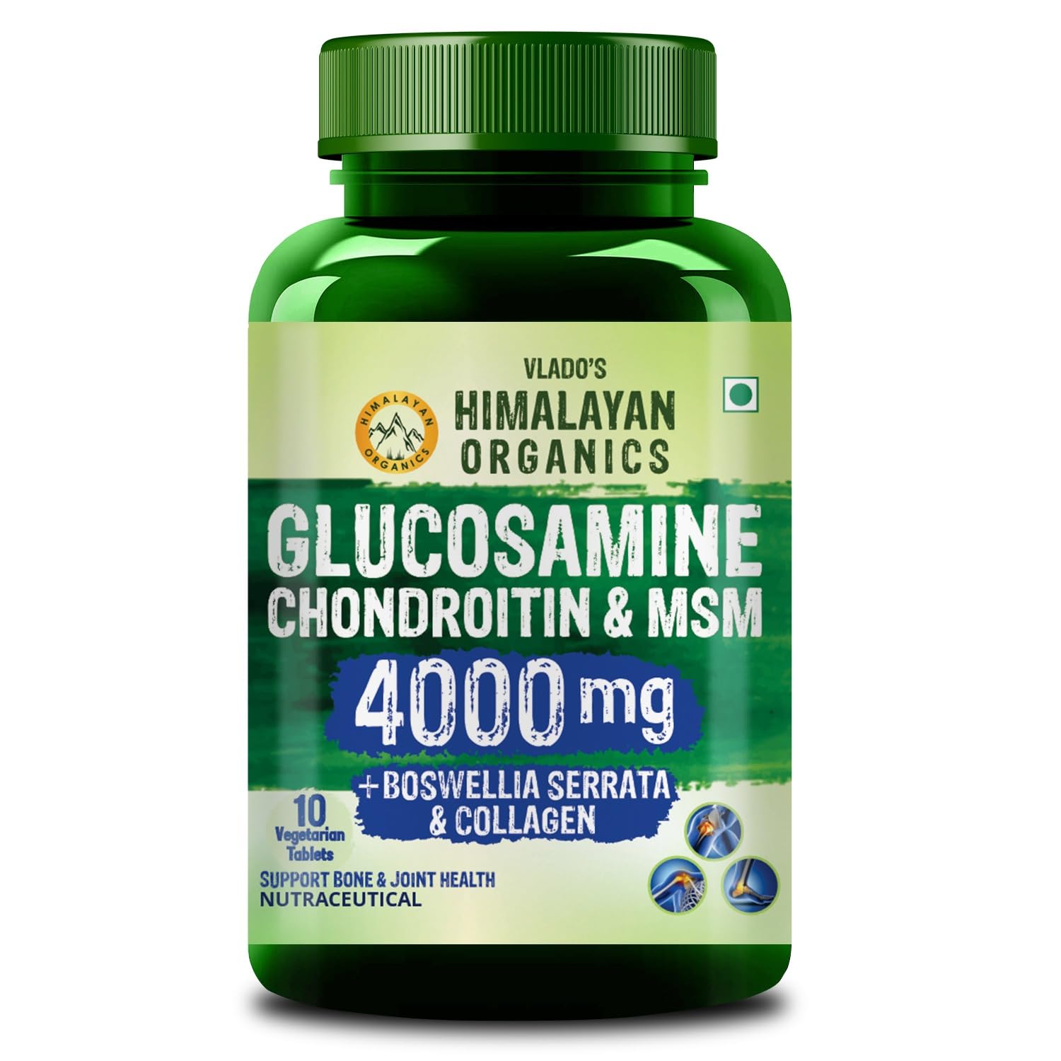 Himalayan Organics Glucosamine Chondroitin MSM Tablets – Ayurvedic Herb