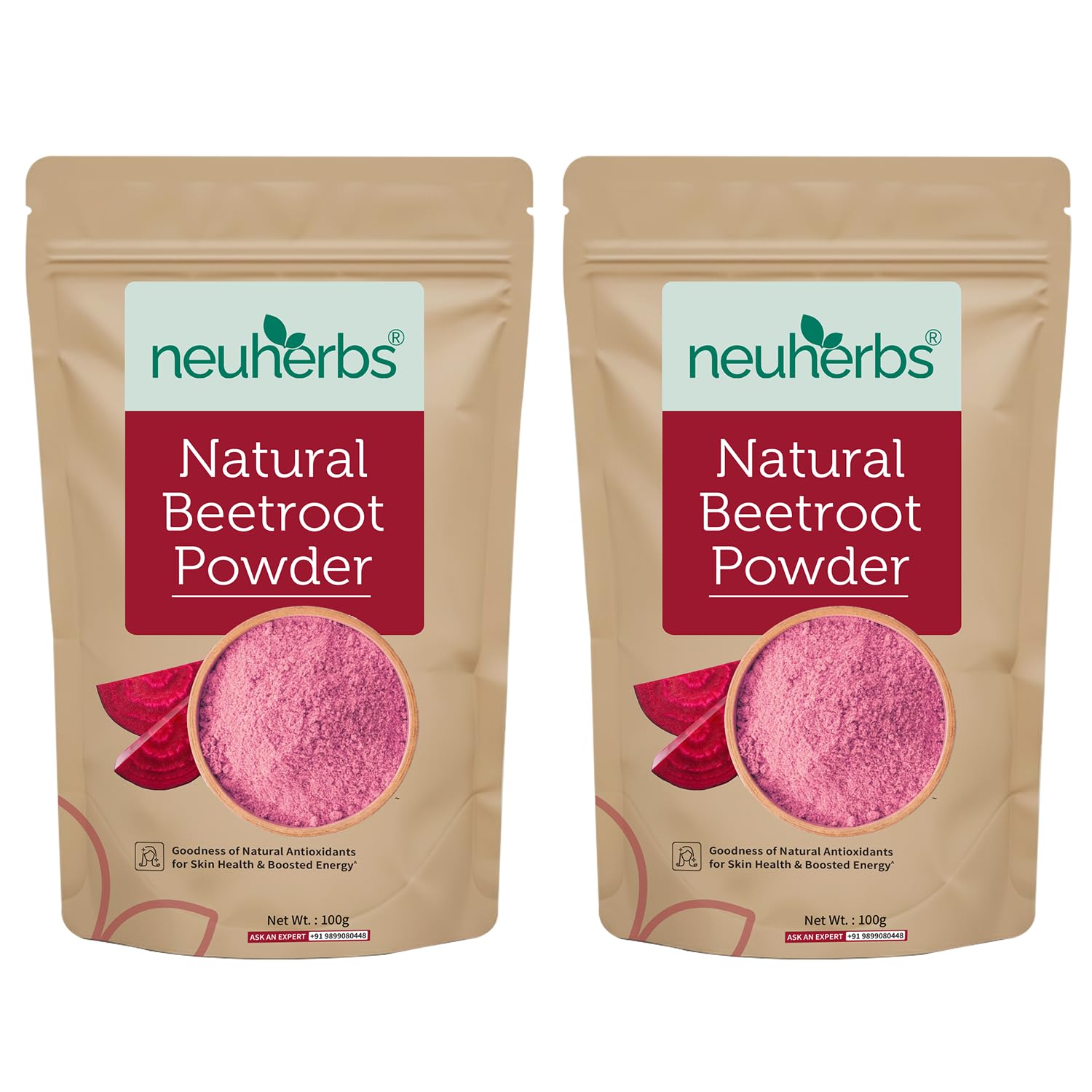 Neuherbs 100% Pure Beetroot Powder 100g – Beta vulgaris