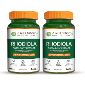 Pure Nutrition Rhodiola Rosea 500mg Capsules 60 – Ayurvedic Herb