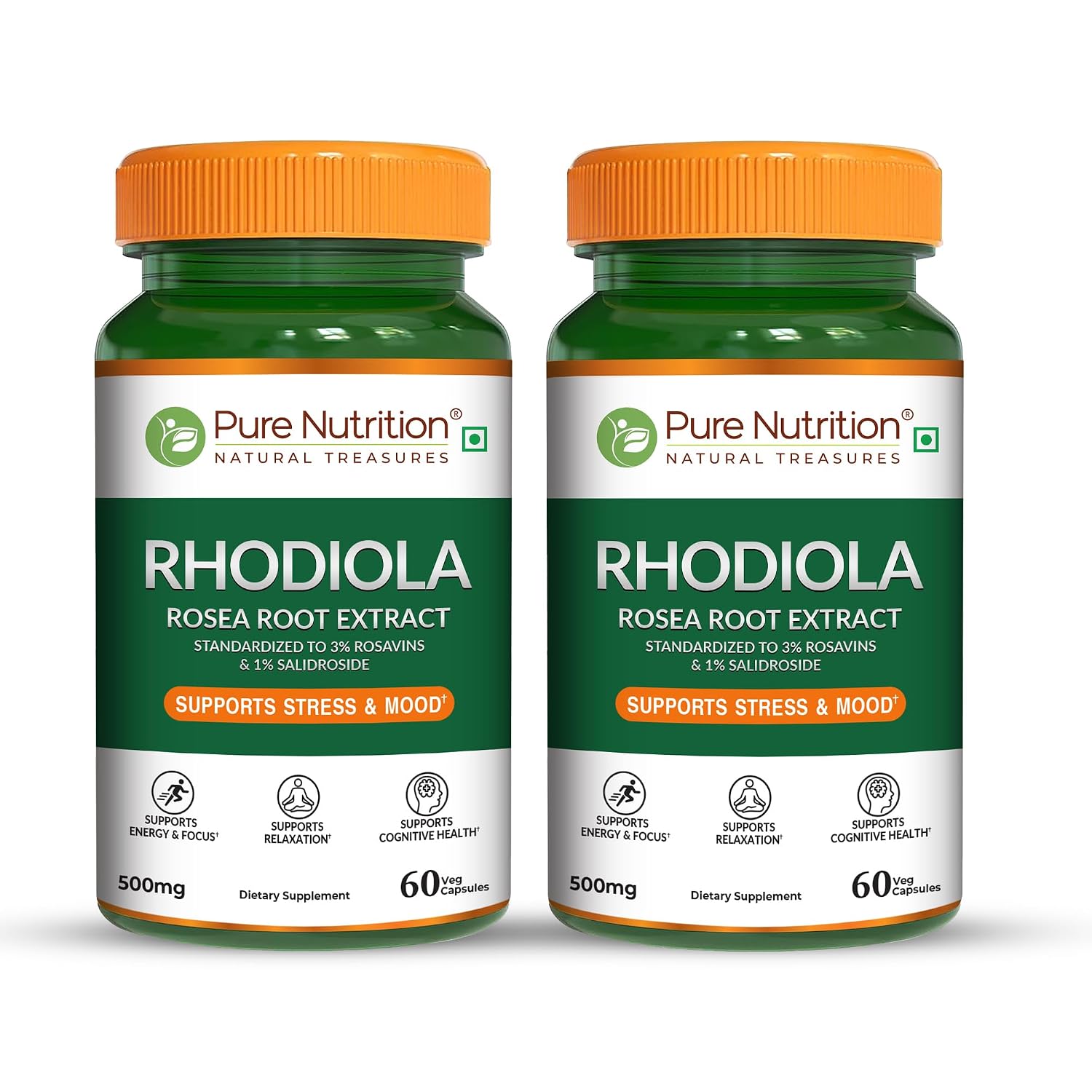 Pure Nutrition Rhodiola Rosea 500mg Capsules 60 – Ayurvedic Herb